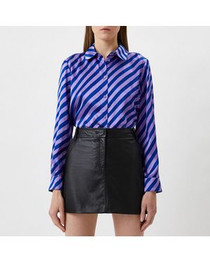 MAX&Co. Flaminia Printed Shirt - Blue