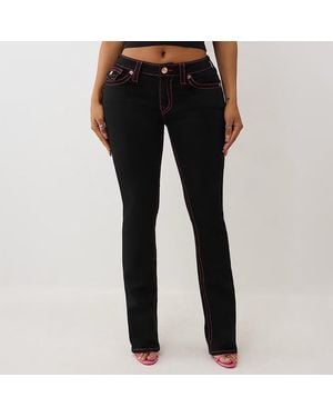 TRUE RELIGION Billie Mr St Flap Lurex Big T - Black