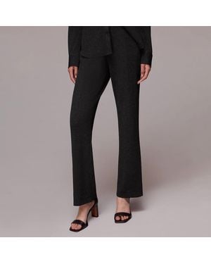 Whistles Gillian Sparkle Trousers - Black
