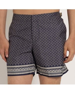 Orlebar Brown Night Iris Solmio Bulldog Swim Shorts - Blue