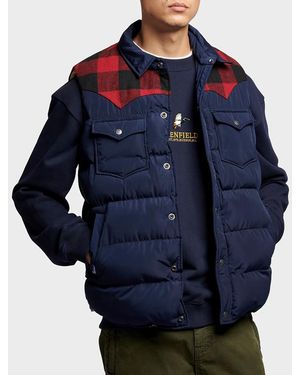 Penfield Rockford Puffer Gilet - Blue