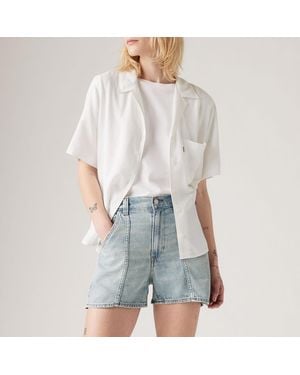 Levi's Light Denim Carpenter Shorts - Grey