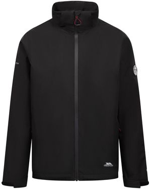 Trespass Waterproof Jacket Westford Mixed - Black