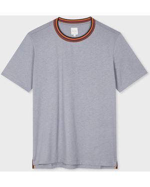 Paul Smith Stripe Detail T-Shirt - Grey