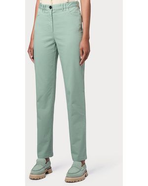 Paul Smith Mint Slim Crop Chino Trousers - Green