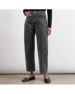 Albaray Boyfriend Cotton Jeans - Black