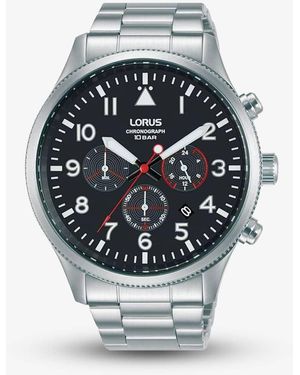 Lorus Dial Chronograph Watch Rt363Jx9 - Metallic