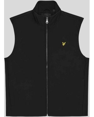 Lyle & Scott Mesh-Back Softshell Gilet - Black