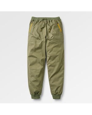 Passenger Hydrilla Cotton Blend Joggers - Green