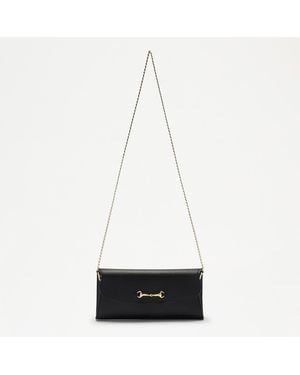 Russell & Bromley Leather Churton Clutch Bag - White