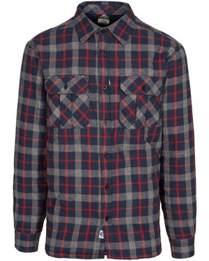 Trespass Shirt Rapeseed Cotton Check - Blue