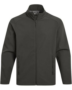 Craghoppers Soft Shell Jacket Expert Basecamp Ii Recycled Polyester Dark Cedar - Grey