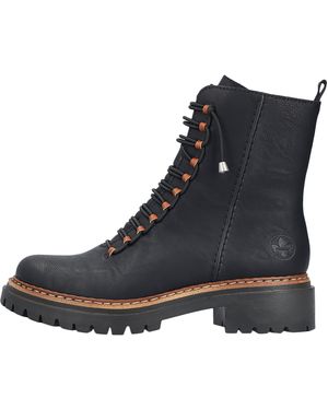 Rieker 72653-00 Flat Boots - Black