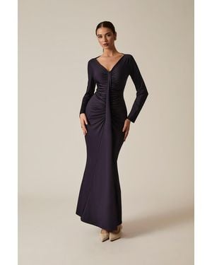 James Lakeland Sculpted Maxi Dress - Blue