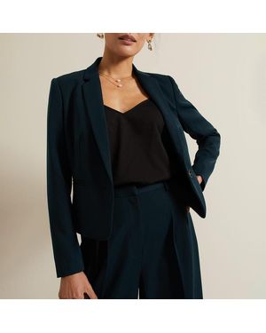 Phase Eight Arabella Crop Blazer - Blue