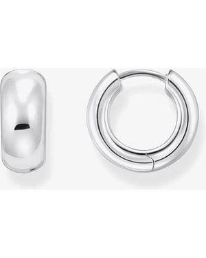 Thomas Sabo Sterling 16Mm Chunky Hoop Earrings Cr741-001-21 - Metallic