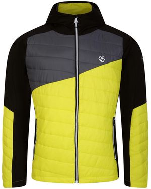 Dare 2b Hybrid Jacket Touring Recycled Polyester Neon Spring - Yellow