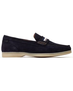 Base London Drum Loafer - Blue