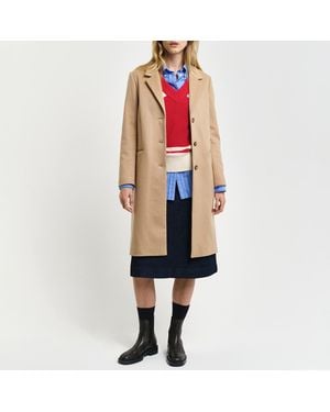 GANT Classic Tailored Wool Coat - Green