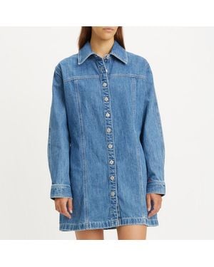 Levi's Shay Denim Mini Dress - Blue