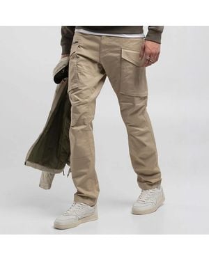 Replay Sand Joe Cotton Blend Cargo Trousers - Brown