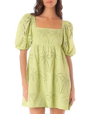 Maaji Palm Embroidery Eileen Dress - Yellow