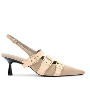 AllSaints Vivian Slingbacks - Natural