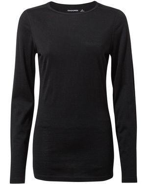 Craghoppers Thermal Top Baselayer Ii Merino Wool - Black