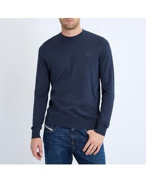 DIESEL K-Freex-Newprint Maglia - Blue