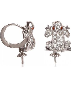 Lancaster Jla-Ear-Frog-1 Ladies Earrings - Metallic