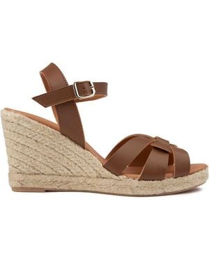 V.Gan Vegan Rhubarb Espadrille Sandals - Brown