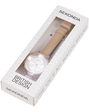 Sekonda Ladies Leather Watch 2137 - White