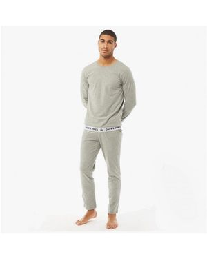 Jack & Jones Ricko Pyjama Set - White