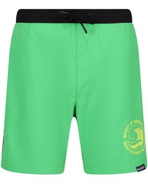 Regatta Swim Shorts Bentham Polyester Fairway - Green