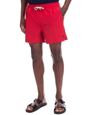 Crew Solid Swimming Shorts - Red