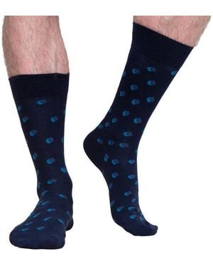 Jemsox 5-Pack Spots And Circles Socks - Blue