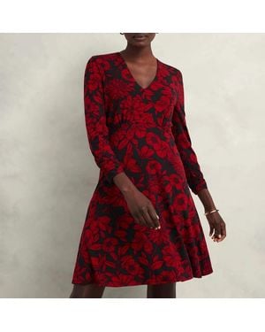 Hobbs Julietta Jersey Dress - Red