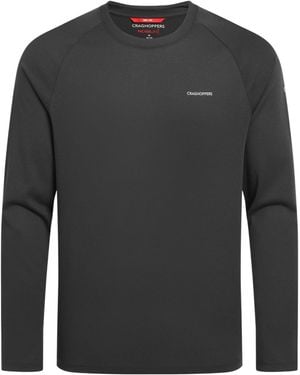 Craghoppers T-Shirt Nour Recycled Polyester Dark Iron - Grey