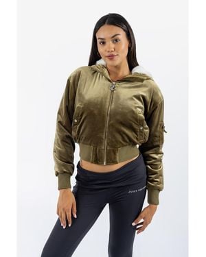 Juicy Couture Rydl Bomber Jacket - Green