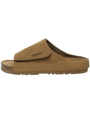 EVER AU Jacky Leather Sandals - Brown