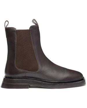 Jigsaw Masham Leather Ankle Boot - Brown