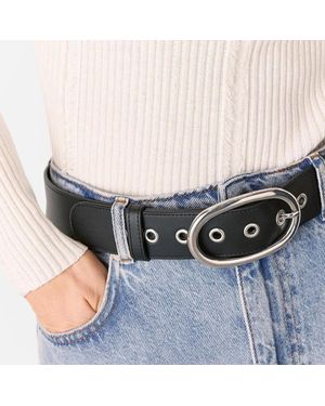 Whistles Eyelet Detail Belt - Black