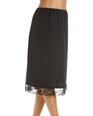 CAMILLE 26" Length Underskirt Slip - Black