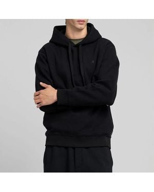 Replay Cotton Blend Hoodie - Black