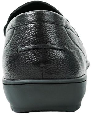 LB Comfort Flexi Leather Shoes - Black