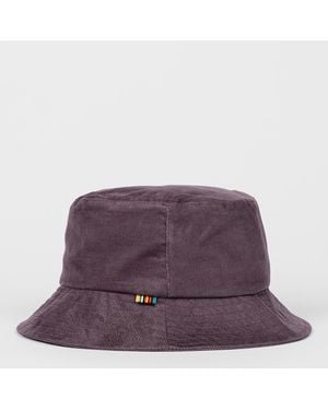 Paul Smith Corduroy Bucket Hat - Purple