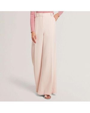 Ted Baker Tragat Tailored Wide Leg Trouser - Pink