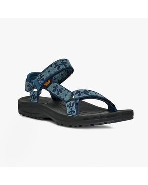 Teva Winsted Low Heeled Sandals - Blue