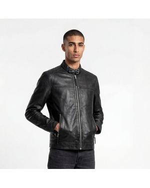 W.33 Leather Jacket - Black
