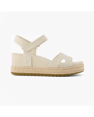 TOMS Alana Low Heeled Sandals - White
